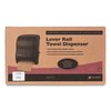 San Jamar Lever Roll Towel Dispenser, Classic, 12.94 x 9.25 x 16.5, Transparent Black Pearl T1100TBK